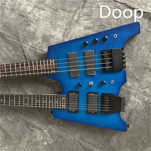 in stock blue 6and4 strings headless double necks electric guitar with rosewood fretboard flame maple veneer guitars guitarra
in stock blue 6and4 strings headless double necks electric guitar with rosewood fretboard flame maple veneer guitars guitarra