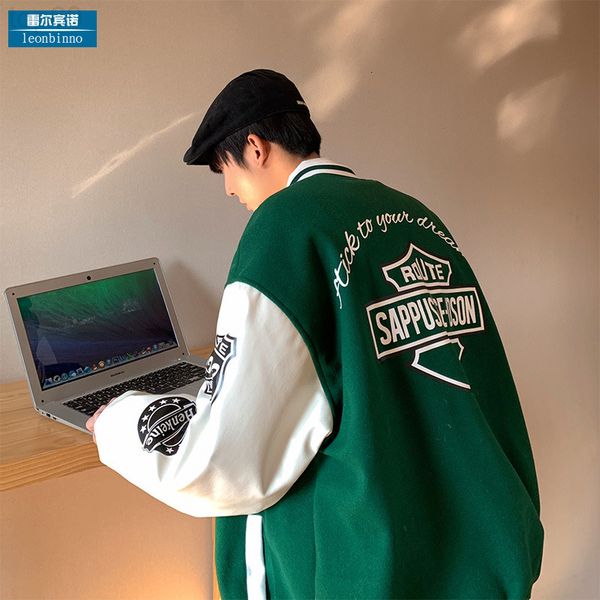 men's hoodies & sweatshirts designer american baseball jacket women's spring new fashion brand loose casual coat handsome ins tren, Black
men's hoodies & sweatshirts designer american baseball jacket women's spring new fashion brand loose casual coat handsome ins tren, Black