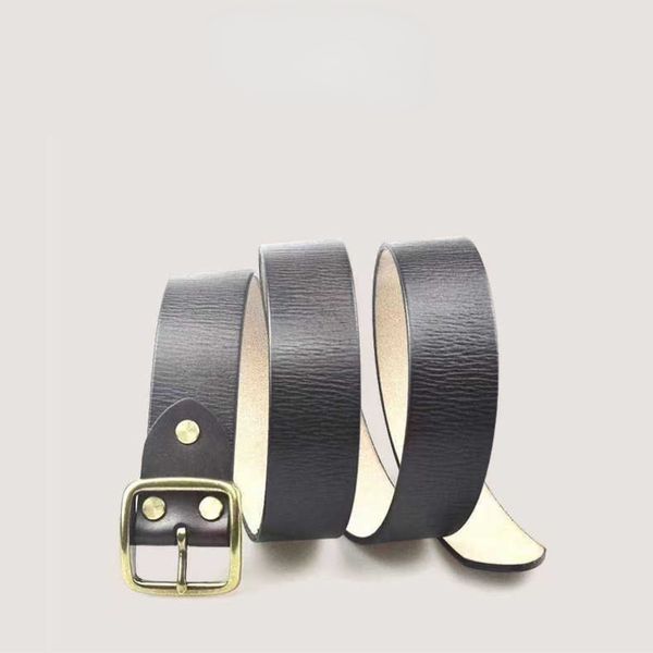 2022 genuine leather belt men's leisure simple leather copper buckle waistband classic luxury pants belts, Black;brown
2022 genuine leather belt men's leisure simple leather copper buckle waistband classic luxury pants belts, Black;brown