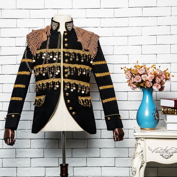 men's tracksuits men's tracksuits european court dress prince for general national costumes retro costume tassel and red, Gray
men's tracksuits men's tracksuits european court dress prince for general national costumes retro costume tassel and red, Gray