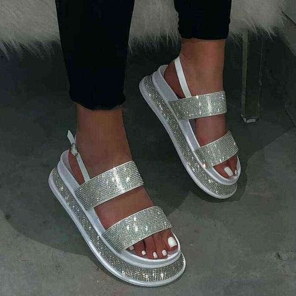 women shoes summer bling crystal rhinestone ladies gladiator beach sandals with platform fashion wedges woman rome footwear y220624, Black
women shoes summer bling crystal rhinestone ladies gladiator beach sandals with platform fashion wedges woman rome footwear y220624, Black