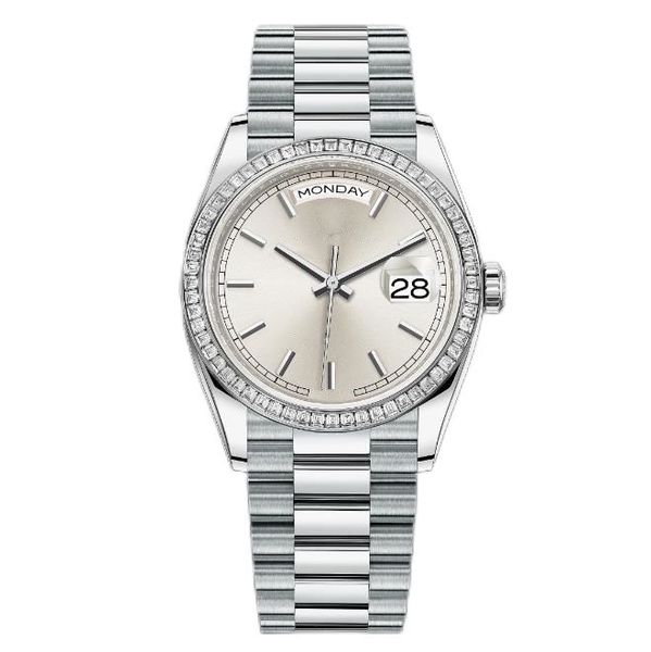ladies watch ice ring 41mm 36mm automatic mechanical movement 904l stainless steel bracelet grey face luminous waterproof watch, Slivery;brown
ladies watch ice ring 41mm 36mm automatic mechanical movement 904l stainless steel bracelet grey face luminous waterproof watch, Slivery;brown