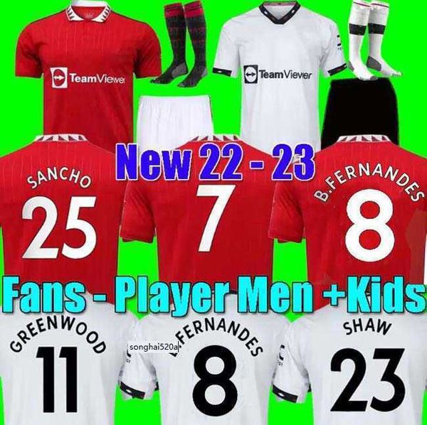 21 22 23 sancho soccer jerseys fans player version bruno fernandes rashford football shirt 2022 2023 men kids kit sets mctominay, Black;yellow
21 22 23 sancho soccer jerseys fans player version bruno fernandes rashford football shirt 2022 2023 men kids kit sets mctominay, Black;yellow