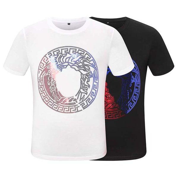 2022new fashion tee casual men's women's loose t-shirts with letter print short sleeves summer m-3xl ve137, White;black 
2022new fashion tee casual men's women's loose t-shirts with letter print short sleeves summer m-3xl ve137, White;black