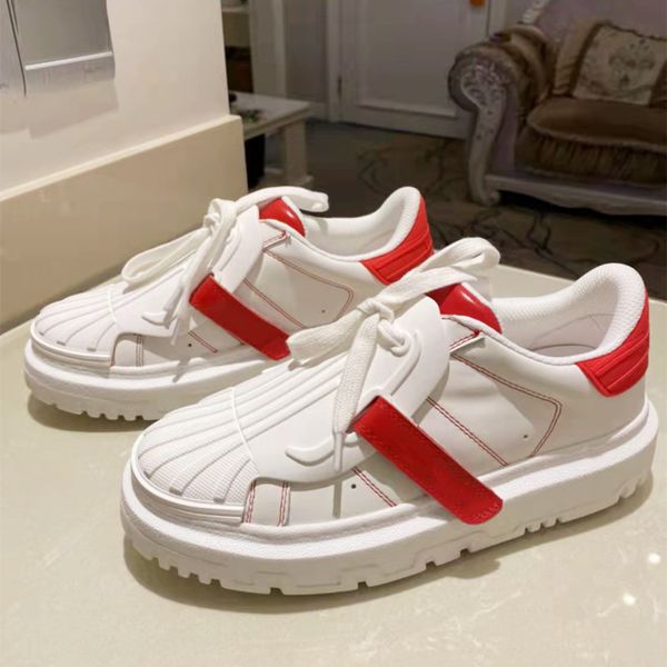 spring summer runway classic sports casual shoes stylish shell toes mixed color low lace-up women flat soled board shoes leisure designer sn, Black
spring summer runway classic sports casual shoes stylish shell toes mixed color low lace-up women flat soled board shoes leisure designer sn, Black