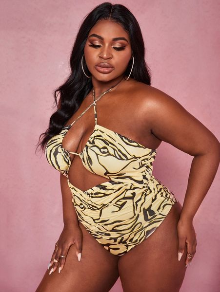 sxy plus tied open back marbled bodysuit 48ca#, Black
sxy plus tied open back marbled bodysuit 48ca#, Black