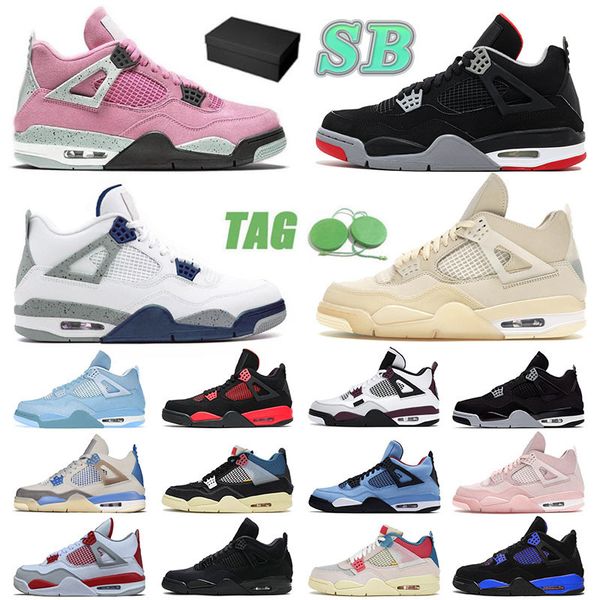shoes with box jumpman 4 4s iv mens womens basketball shoes designer midnight navy blue thunder sb bred sail pink cactus jack black trainers
shoes with box jumpman 4 4s iv mens womens basketball shoes designer midnight navy blue thunder sb bred sail pink cactus jack black trainers