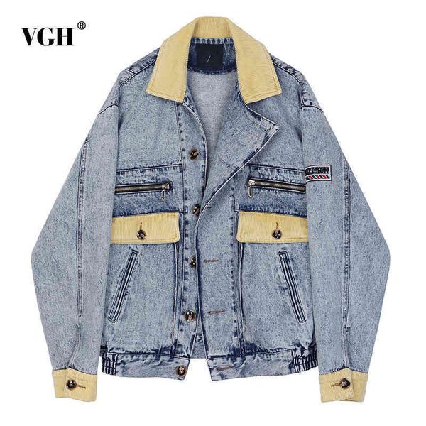 casual patchwork pocket jacket for women lapel long sleeve vintage denim jackets female fashion clothing spring 210507, Black;brown
casual patchwork pocket jacket for women lapel long sleeve vintage denim jackets female fashion clothing spring 210507, Black;brown