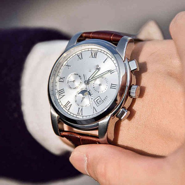 selling 22ss new original swiss quality longs watch men's automatic mechanical waterproof luminous multi-function business standard, Slivery;brown
selling 22ss new original swiss quality longs watch men's automatic mechanical waterproof luminous multi-function business standard, Slivery;brown