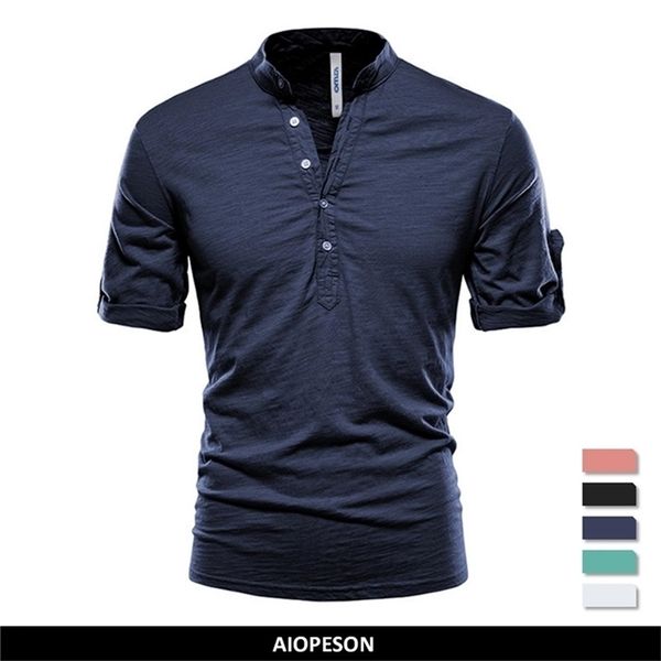 aiopeson stand collar t shirt men solid color 100 cotton middle sleeve men s t shirts summer quality casual tee shirt male 220624, White;black
aiopeson stand collar t shirt men solid color 100 cotton middle sleeve men s t shirts summer quality casual tee shirt male 220624, White;black