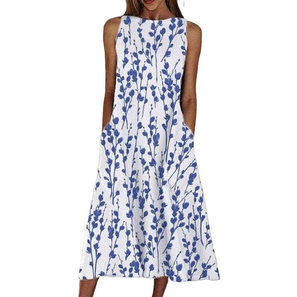 women's a line dress midi dress blue sleeveless floral pocket print spring summer round neck casual 2022 s l xl xxl z60h#, Black;gray
women's a line dress midi dress blue sleeveless floral pocket print spring summer round neck casual 2022 s l xl xxl z60h#, Black;gray