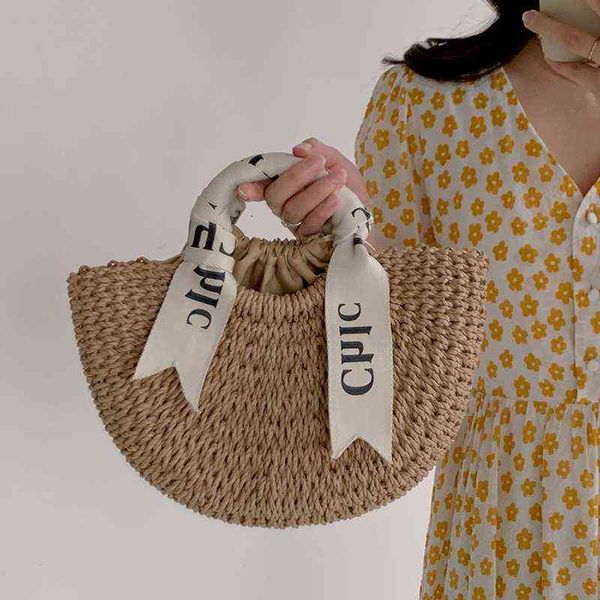 summer straw bag women large capacity handle bag handmade woven handbag bohemia vacation rattan beach bag kintted purse y220527
summer straw bag women large capacity handle bag handmade woven handbag bohemia vacation rattan beach bag kintted purse y220527