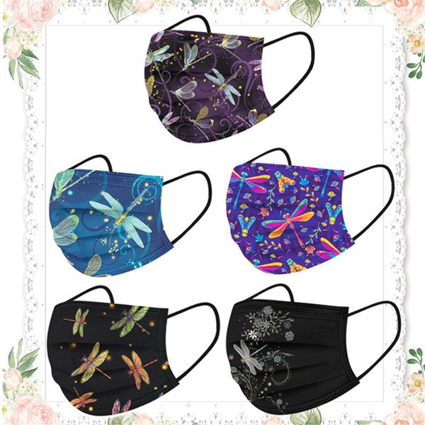 disposable face masks breathable dragonfly pattern 3-ply non-woven cup dust masks with elastic earloop for adults men women daily use
disposable face masks breathable dragonfly pattern 3-ply non-woven cup dust masks with elastic earloop for adults men women daily use