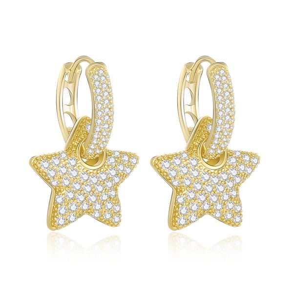 bling star earrings for women full paved white cubic zirconia fashion cute earrings female fashion jewelry, Silver
bling star earrings for women full paved white cubic zirconia fashion cute earrings female fashion jewelry, Silver