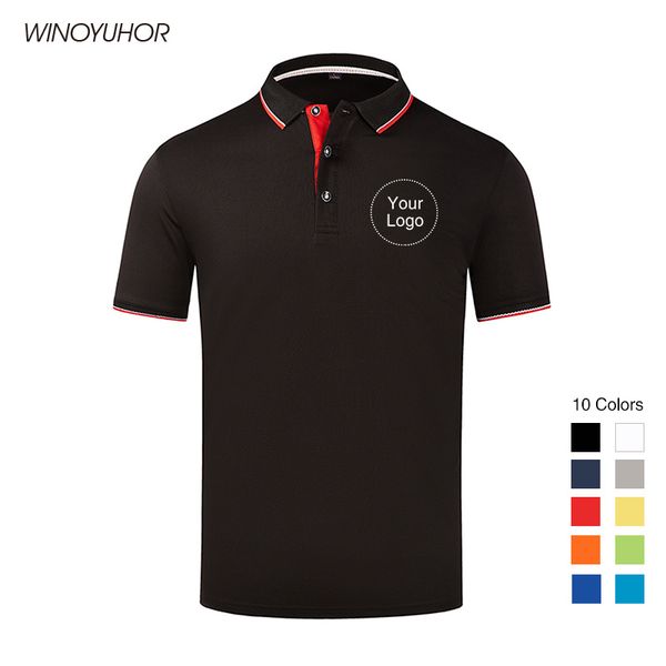 summer fashion polo shirt casual short sleeve personal company group men and women custom printed clothing 220608, White;black
summer fashion polo shirt casual short sleeve personal company group men and women custom printed clothing 220608, White;black