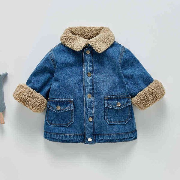 0-4yrs children boys plus velvet jackets causal long sleeves thick kids boys denim jacket autumn winter baby girls clothing j220718, Blue;gray
0-4yrs children boys plus velvet jackets causal long sleeves thick kids boys denim jacket autumn winter baby girls clothing j220718, Blue;gray
