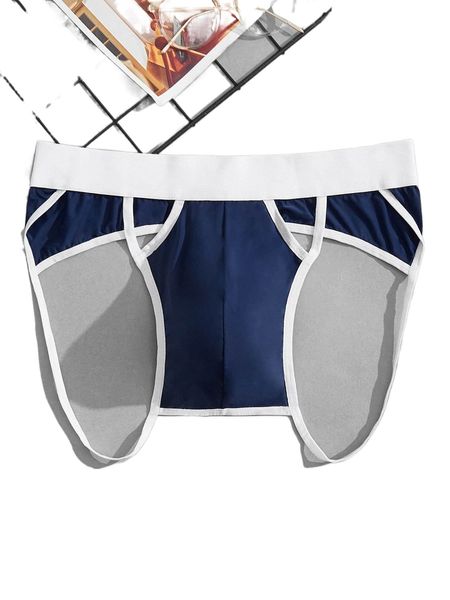 men contrast binding cut out jockstrap 59i9#, Black;brown
men contrast binding cut out jockstrap 59i9#, Black;brown