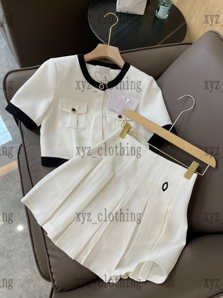 newly girls white dresses women 2 piece dress 2022ss summer fashion t shirts contrast color bound short-sleeved skirt high-end ladies pleate
newly girls white dresses women 2 piece dress 2022ss summer fashion t shirts contrast color bound short-sleeved skirt high-end ladies pleate