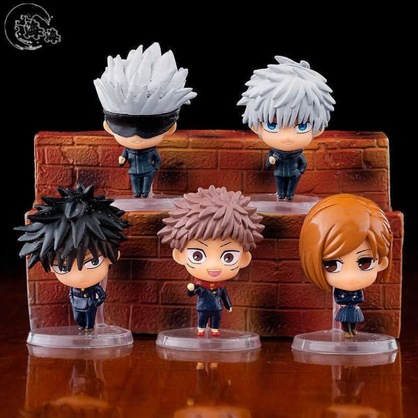 huiya01 5pcs/set japanese anime jujutsu kaisen gojo satoru kugisaki figure pvc action figure toy game statue collection modle doll gift q072
huiya01 5pcs/set japanese anime jujutsu kaisen gojo satoru kugisaki figure pvc action figure toy game statue collection modle doll gift q072