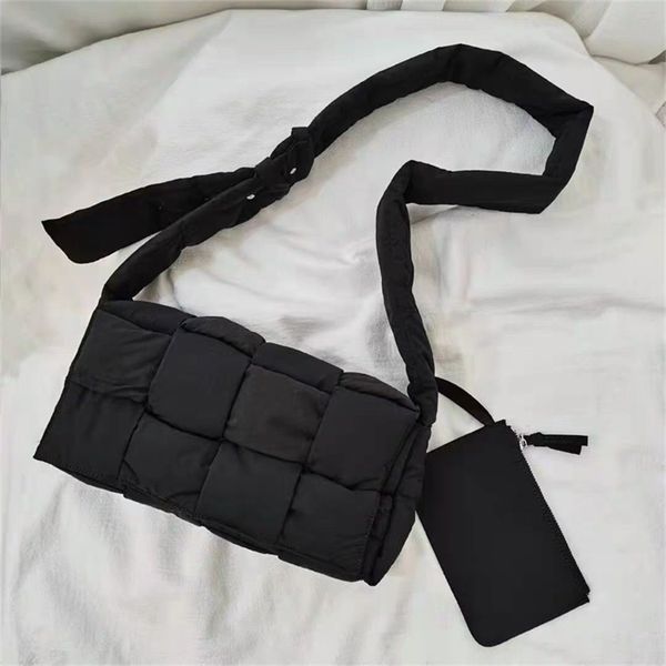 woven shoulder padded space crossbody s for women s cotton pad square bag fashion handbag 220627
woven shoulder padded space crossbody s for women s cotton pad square bag fashion handbag 220627