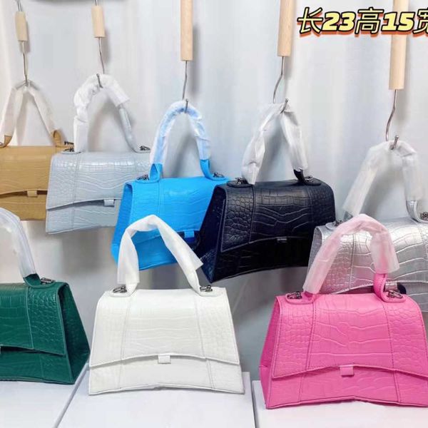 designer hourglass handle hand bag crocodile embossed pu leather handbag croc print multi color black white green blue crossbody
designer hourglass handle hand bag crocodile embossed pu leather handbag croc print multi color black white green blue crossbody