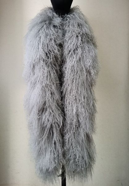 100% real mongolian lamb fur scarf long curl shawls double sides neckerchief, Blue;gray
100% real mongolian lamb fur scarf long curl shawls double sides neckerchief, Blue;gray
