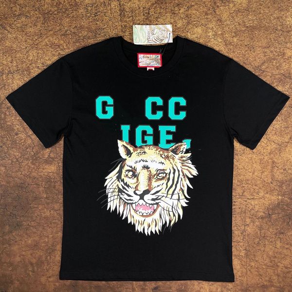 women's t-shirt designer g family high version correctly printed tiger head short sleeves can be solid tkxw, White
women's t-shirt designer g family high version correctly printed tiger head short sleeves can be solid tkxw, White