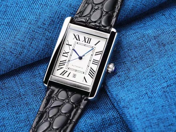 men's 41mm fashion watch 2813 automatic mechanical movement 316l lychee belt montre de luxe wristwatch, Slivery;brown
men's 41mm fashion watch 2813 automatic mechanical movement 316l lychee belt montre de luxe wristwatch, Slivery;brown