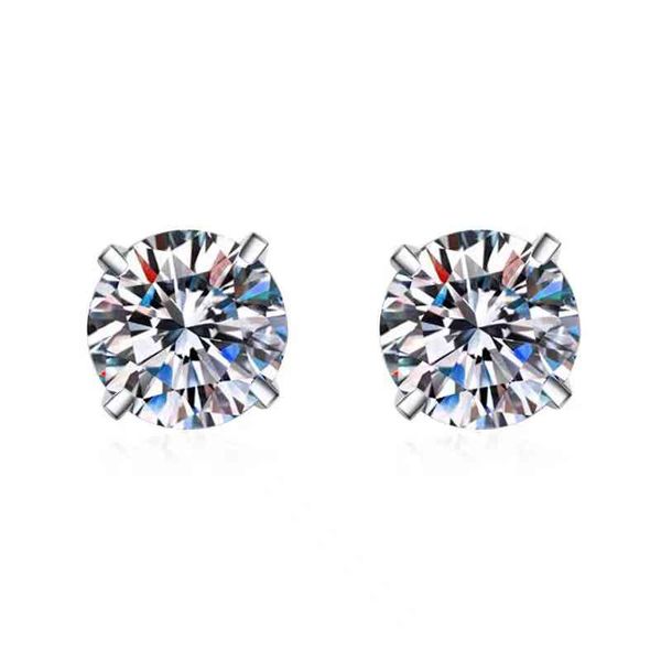 real 02-1ct d color vvs1 stud earrings for women gift 925 sterling silver moissanite ear studs pass diamond test, Golden;silver
real 02-1ct d color vvs1 stud earrings for women gift 925 sterling silver moissanite ear studs pass diamond test, Golden;silver