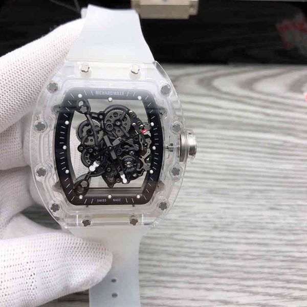 rakish mechanical cool wrist watches tv factory rm055 mens mechanics transparent men's 2023 new luxury style, Slivery;brown
rakish mechanical cool wrist watches tv factory rm055 mens mechanics transparent men's 2023 new luxury style, Slivery;brown