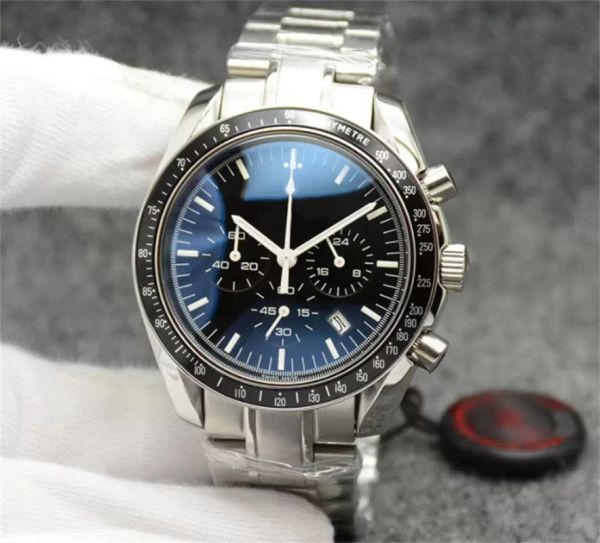 high grade 44mm quartz chronograph mens watches red hands stainless steel bracelet fixed bezel with a ring showing tachymeter markings montr, Slivery;brown
high grade 44mm quartz chronograph mens watches red hands stainless steel bracelet fixed bezel with a ring showing tachymeter markings montr, Slivery;brown