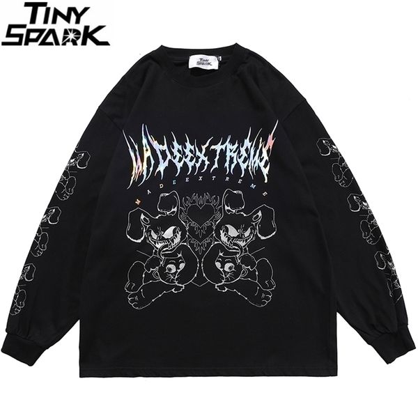 hip hop monster printed oversize t shirt streetwear harajuku cotton t-shirt men spring long sleeve tshirt black tees 220318, White;black
hip hop monster printed oversize t shirt streetwear harajuku cotton t-shirt men spring long sleeve tshirt black tees 220318, White;black