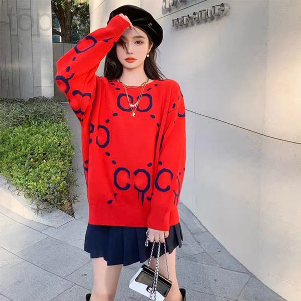women's knits & tees designer new year's red sweater women's 2022 early spring printed rhombic letter round neck long sleeve, White
women's knits & tees designer new year's red sweater women's 2022 early spring printed rhombic letter round neck long sleeve, White