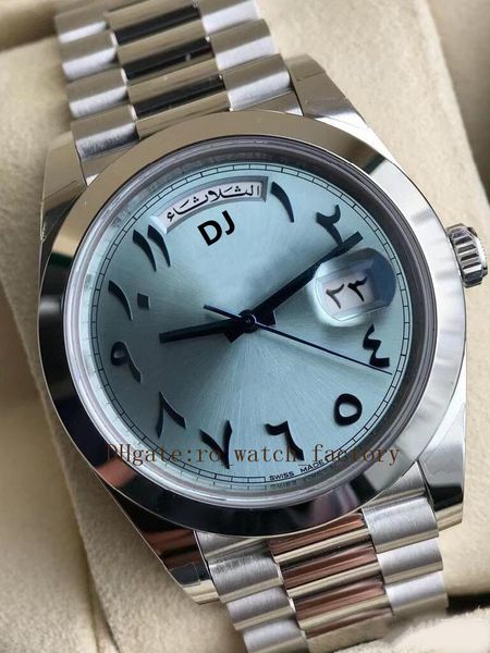 mens watch bp factory platinum 40mm day-date ice blue arabic rare dial automatic fashion roman numerals men's watch folding mechanical, Slivery;brown
mens watch bp factory platinum 40mm day-date ice blue arabic rare dial automatic fashion roman numerals men's watch folding mechanical, Slivery;brown
