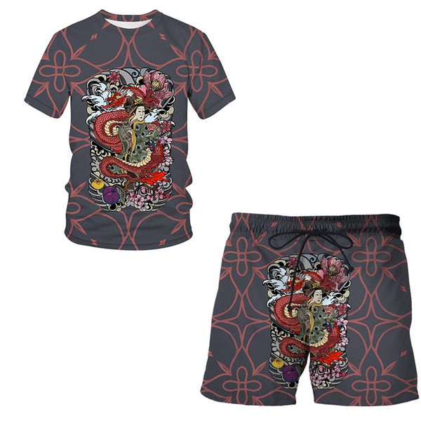 summer boys clothes chinese dragon totem 3d set 2pcs children clothing suit harajuku short sleeve clothes set 220624, Gray
summer boys clothes chinese dragon totem 3d set 2pcs children clothing suit harajuku short sleeve clothes set 220624, Gray