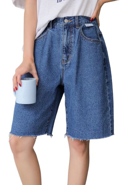 dazy high waist slant pocket raw cut denim shorts w6bz#, White;black 
dazy high waist slant pocket raw cut denim shorts w6bz#, White;black