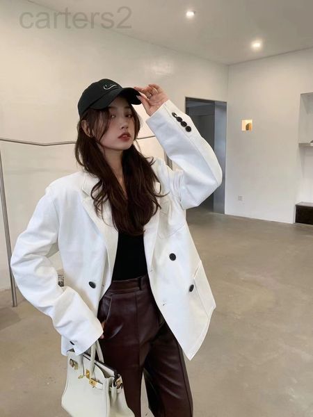 women's suits & blazers designer 22 new french denim fabric in early spring, simple edging, inverted triangular silhouette suit coat 37, White;black
women's suits & blazers designer 22 new french denim fabric in early spring, simple edging, inverted triangular silhouette suit coat 37, White;black