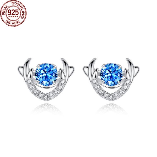 2022 s925 sterling silver smart zircon earrings charms female korean hollowed out antlers blue zirconium bridal, Golden
2022 s925 sterling silver smart zircon earrings charms female korean hollowed out antlers blue zirconium bridal, Golden