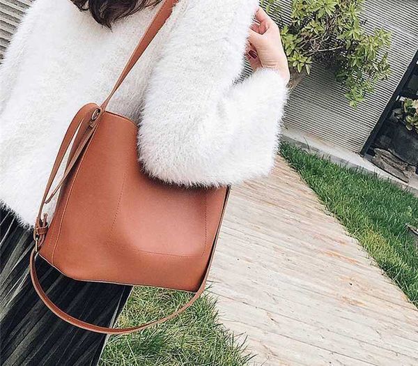 lady leather handbags crossbody large tote bucket shoulder leather bags shoulder pu women shopping02 bag messenger hipot