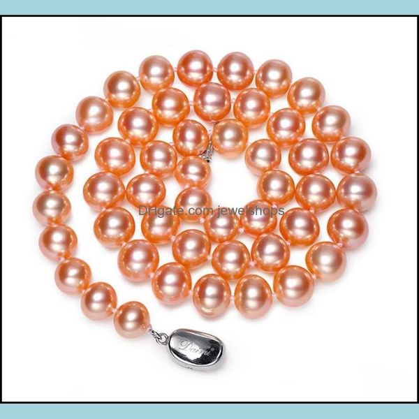 chains charming 18"8-9mm black natural south sea genuine pink round pearl necklace women jewelry necklaces womenchai jewelshops dha1s, Silver
chains charming 18"8-9mm black natural south sea genuine pink round pearl necklace women jewelry necklaces womenchai jewelshops dha1s, Silver