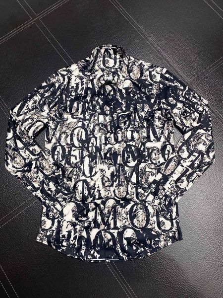 mens designer shirts brand clothing men long sleeve dress shirt hip hop style cotton 16335, White;black
mens designer shirts brand clothing men long sleeve dress shirt hip hop style cotton 16335, White;black