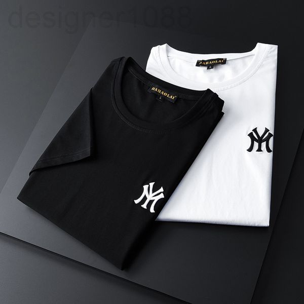 men's t-shirts designer 2021 new trend korean summer short sleeve t-shirt letter embroidery round neck casual sports thin trendy brand, White;black
men's t-shirts designer 2021 new trend korean summer short sleeve t-shirt letter embroidery round neck casual sports thin trendy brand, White;black