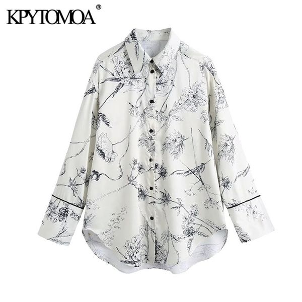 kpytomoa women fashion floral print loose asymmetric blouses vintage long sleeve buttonup female shirts blusas chic 210401, White
kpytomoa women fashion floral print loose asymmetric blouses vintage long sleeve buttonup female shirts blusas chic 210401, White
