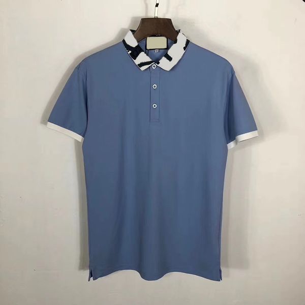 22 summer mens polos loose casual lapel print embroidered fashion breathable men t-shirt various color 21 styles, White;black
22 summer mens polos loose casual lapel print embroidered fashion breathable men t-shirt various color 21 styles, White;black