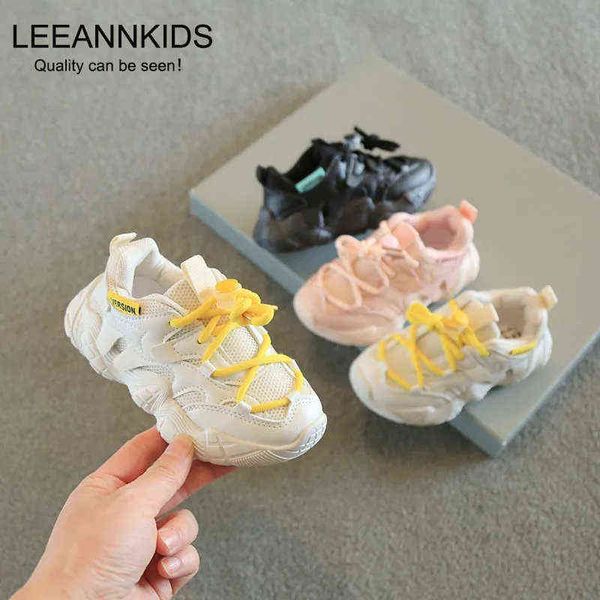 leeannkids kids sneakers baby boys breathable children girls casual shoes for sport toddler infant running l220715, Black;red