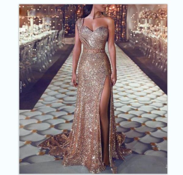 one shoulder prom dresses sequined mermaid long 2022 ruched beaded split sparkling sweetheart formal party evening gowns, Black
one shoulder prom dresses sequined mermaid long 2022 ruched beaded split sparkling sweetheart formal party evening gowns, Black