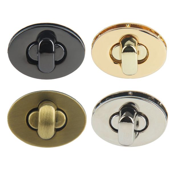 exquisite practical metal clasp turn lock hardware bags parts accessories for diy handbag bag purse, Black
exquisite practical metal clasp turn lock hardware bags parts accessories for diy handbag bag purse, Black