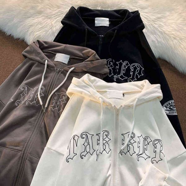 europeu amricano high strt rtro vib camisola com capuz masculino fminino primavra outono hiphop frid strt cardigan jaquta 220421, Black
europeu amricano high strt rtro vib camisola com capuz masculino fminino primavra outono hiphop frid strt cardigan jaquta 220421, Black