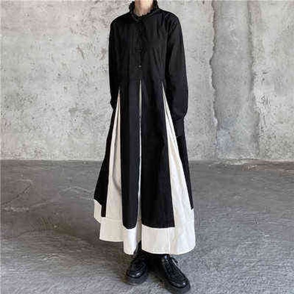 spring women's dress long sleeve casual black and white stitching large pendulum retro dress black and white stitching l220714, Black;gray
spring women's dress long sleeve casual black and white stitching large pendulum retro dress black and white stitching l220714, Black;gray