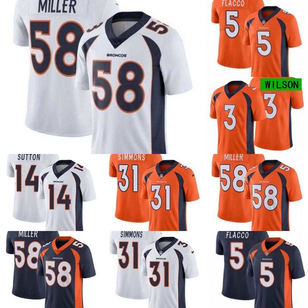 denver''broncos''men women youth 58 von miller 3 russell wilson 14 courtland sutton 31 justin simmons 5 joe flacco footb, Black;red
denver''broncos''men women youth 58 von miller 3 russell wilson 14 courtland sutton 31 justin simmons 5 joe flacco footb, Black;red